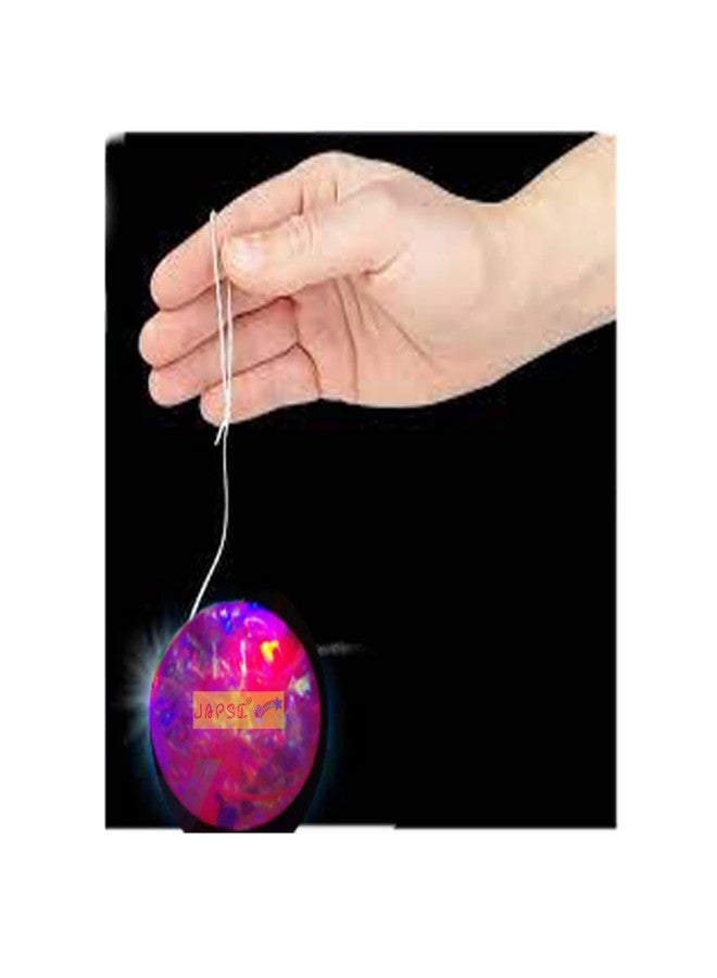 JAPSI LED Light Yoyo Ball, High Speed Toy for Kids, Age 3 Years and Above, Red - Image 2